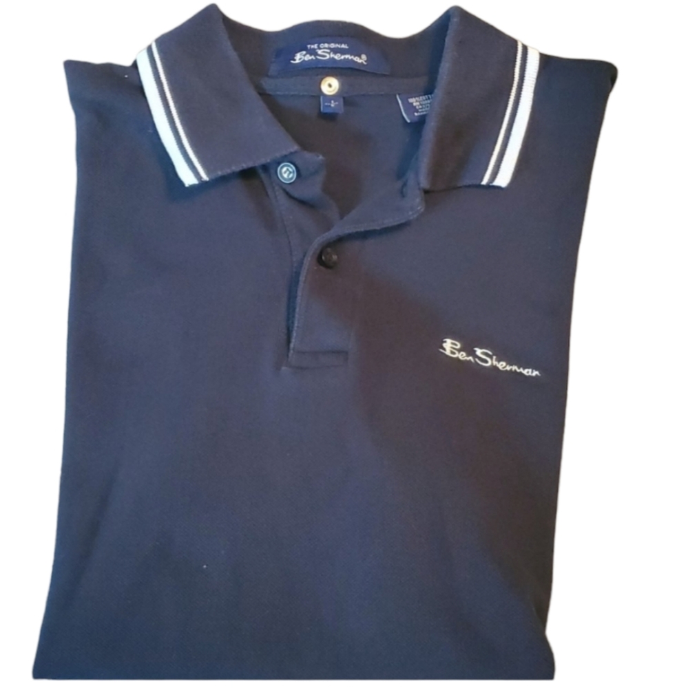 Ben Sherman kids boys navy blue shirt size 1 S